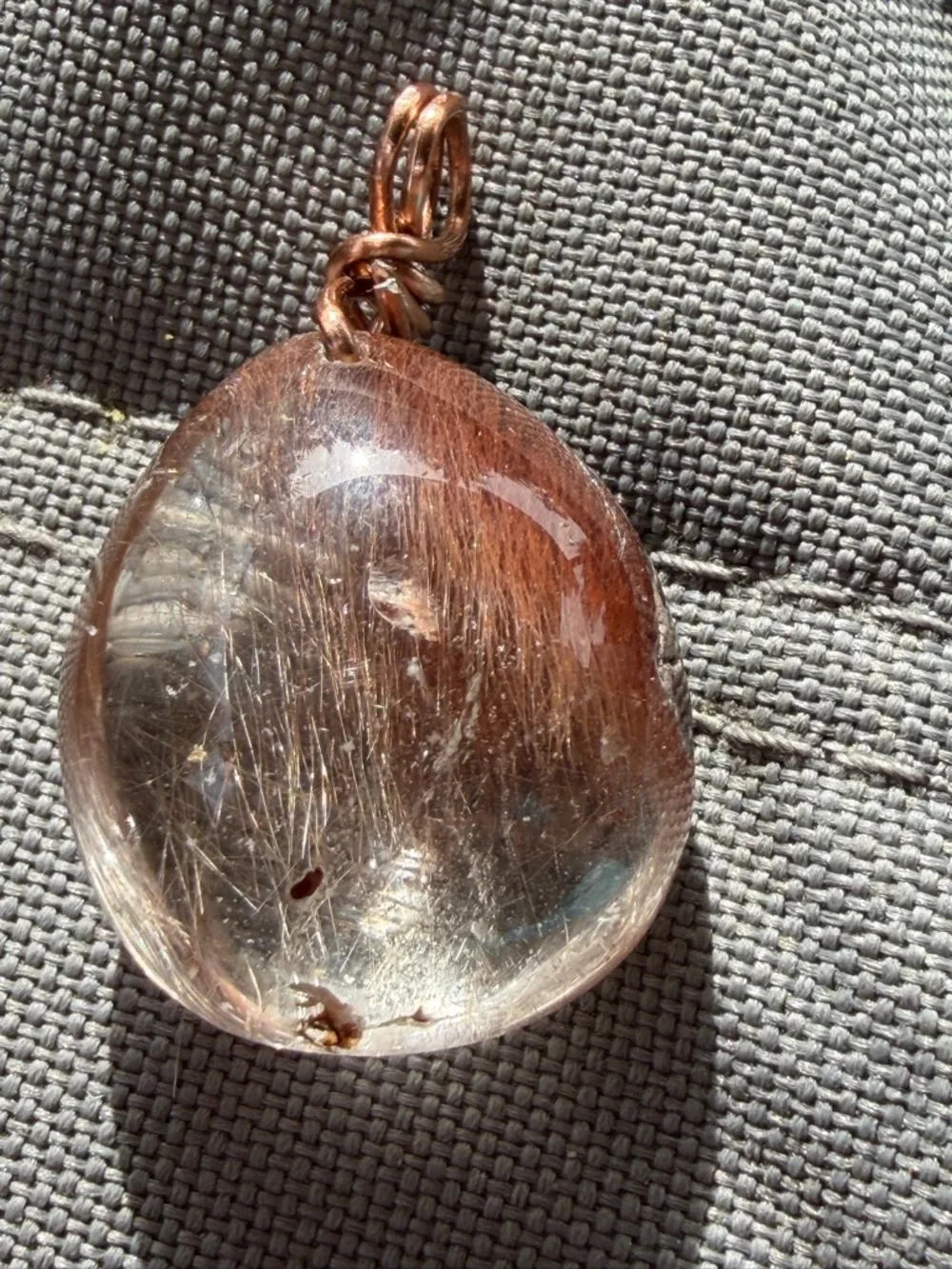 Handcrafted Garden Quartz Teardrop Pendants Bundle of 3 - Picture 2 of 7